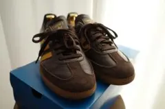 adidas Samba OG ブラウン/イエロー 26.5cm