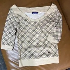 バーバリーブルーレーブル　ノバチェック　Y2K