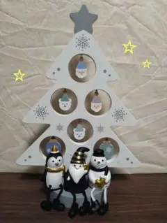 クリスマスツリー（木製）サンタさん他