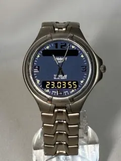 電池交換済み Tissot Two Timer ティソ アナデジ 腕時計 80s - メルカリ