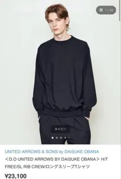 take様専用 daisuke obana FREE/SL RIB CREWのサムネイル