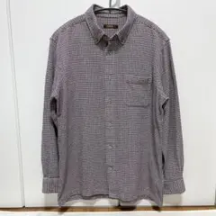 アラミス ARAMIS 千鳥格子 長袖シャツ ボタンダウン Lサイズ