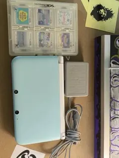 ニンテンドー3DS LL 水色 本体 ACアダプター付き