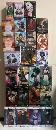 プライズフィギュア 26種セット 呪術廻戦 ヒロアカ NARUTO ゴジラ など