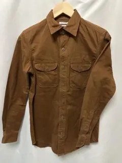 K*i様 OLD NAVY コットンシャツ ブラウン XXS ワークシャツ