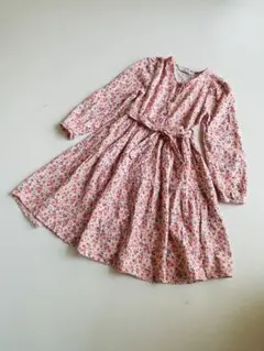 さくら柄 ワンピース ガーゼコットン130-140サイズ