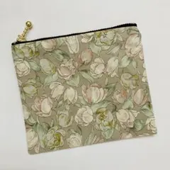 【308】ミニポーチ　ハンドメイド　小物入れ　サニタリーケース