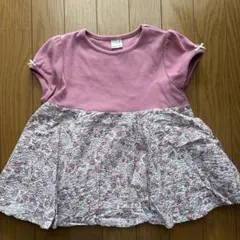 petit main ドッキングペプラムTシャツ　110センチ