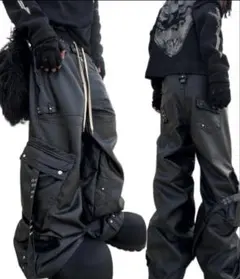 COZY WORLDWIDE LEATHER CARGO PANTS Mのサムネイル