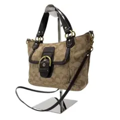 美品】COACH F50084 2way ハンドバッグ ショルダー - メルカリ