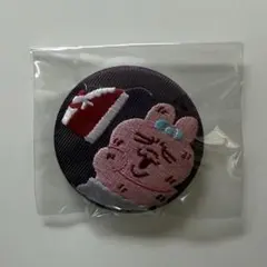 おぱんちゅうさぎ 刺繍缶バッチ