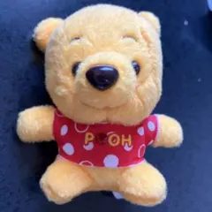 プーさん ぬいぐるみ 小型 キーホルダー付き