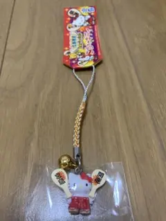 ご当地キティ 広島限定宮島巫女バージョンハローキティストラップ