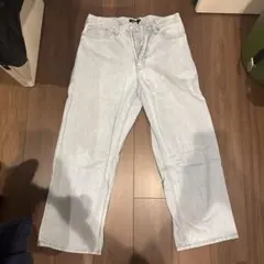 XLARGE ワイドパンツ サイズ32 ライトブルー