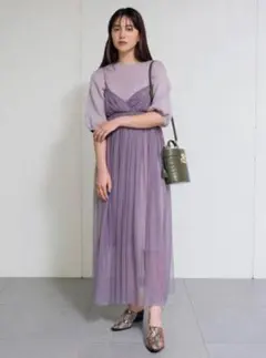 snidel キャミレイヤードワンピース　新品未使用