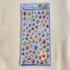 ボンボンドロップシールミニ　しずくちゃん　しずくの森のなかまたち