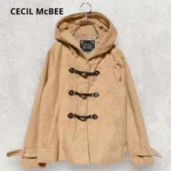 CECIL McBEE ショート ダッフルコート M キャメル きれいめ 秋冬