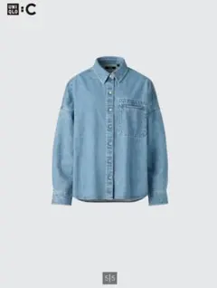 みーとぱすた様専用　ユニクロC デニム リラックス シャツジャケット 65