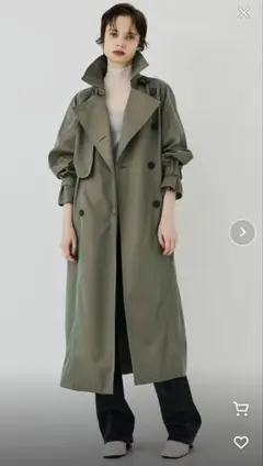 MARW UNITED ARROWS ミドルトレンチコート モカ 34 - メルカリ