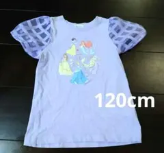 リセマイン ディズニープリンセス Tシャツ 120 ラプンツェル アリエル