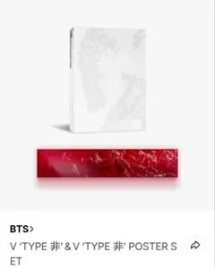 BTS V テテ ‘TYPE 非’ 写真集ポスターセット 未開封
