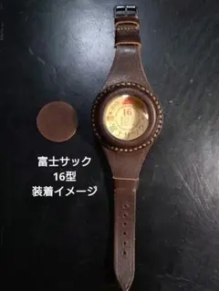 kurukitei ブラウンレザー アナログ時計 - メルカリ