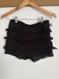 LIPSERVICE レース ショートパンツ ブラック Mサイズのサムネイル