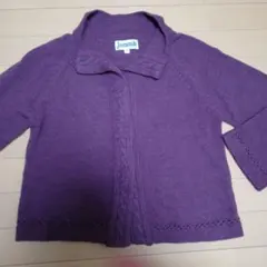 ★ ホコモモラ Jocomomola ★ ニットカーディガン セーター ボルドー