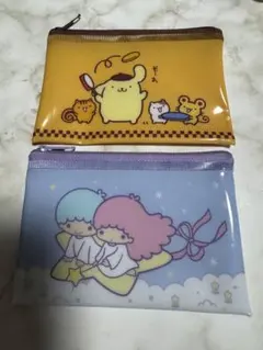 サンリオ フラットポーチ