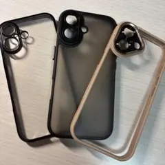 iPhone17用 ケース 3点セット カメラ保護カバー付き
