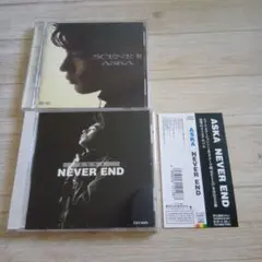 ASKA NEVER END/SCENE II CD 2枚セット