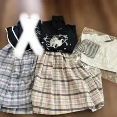 未使用】バースデー コギャル KOGYARU 制服 140 レッグウォーマー