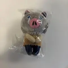 鬼滅の刃　伊之助　ちょっこりさん　ぬいぐるみ