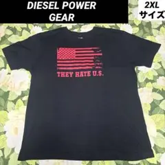 【値下げOK】DIESEL POWER GEAR US古着Tシャツ 2XL 黒