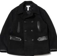 キムタク着用　MASSES 2025年　Pコート　sizeM BLACK