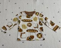 西松屋 ELFINDOLL パン総柄 Tシャツ 90