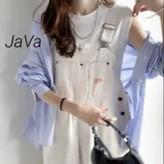 《JaVa ジャバコラボ 》大人カジュアルオーバーサイズ サロペット