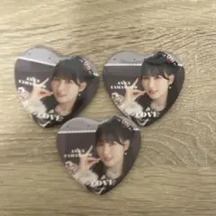 山本杏奈 =LOVE ハート缶バッジ 3個セット