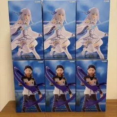 GiGO限定リゼロ　エミリア陣営　エミリア　スバル　フィギュア6個 GiGO限定リゼロ エミリア陣営 エミリア スバル フィギュア6個 - メルカリ