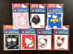 ハローキティ 50th ハッピーくじ アクリルチャーム E賞 7種セット 匿名