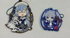初音ミク 雪ミク 1番くじ ラバーキーホルダー ラバキー あそーと