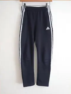 【adidas】ジャージボトム　キッズ　150 ブラック／ホワイト　エアロレディ