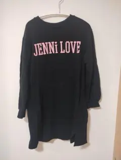 JENNI love スウェットワンピース ブラック