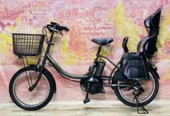 ZK4279 [限定大特価！！]電動自転車 ブリヂストン 子供乗せ 20インチ
