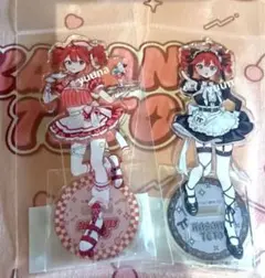 重音テト　コラボカフェ　22カレー　アクリルスタンド　赤　黒　2種セット