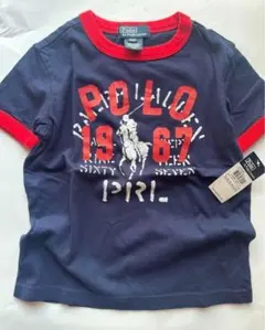 3T95未使用Poloラルフローレン紺色Tシャツキッズ半袖