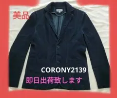 ネイビー デニムジャケット シングルボタン コロニー2139