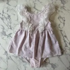 apres les cours バックリボンレースワンピース水着