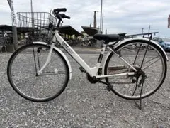 加古川　ソトのマ　中古自転車　２７インチ　前かご付き　鍵付き　超美品　ワンオーナー パナソニック ビビ DX ホワイト 26インチ KO013【中古車】 – e-CHARIty