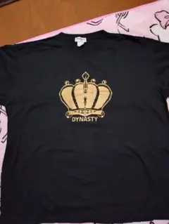 DYNASTY 王冠デザイン Tシャツ 黒